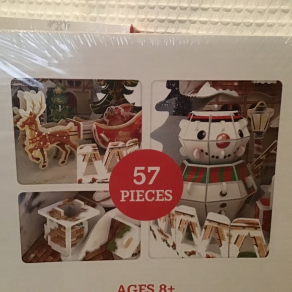 NWT Giftcraft 3D Christmas Puzzle Scene - Picture 4 of 6